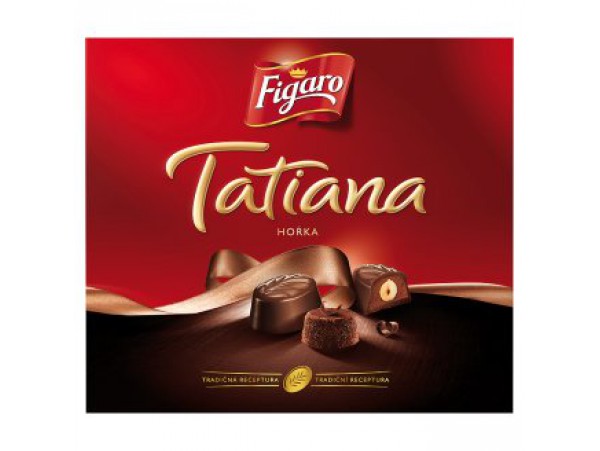 Figaro Tatiana конфеты из горького шоколада с шоколадным кремом 172 г